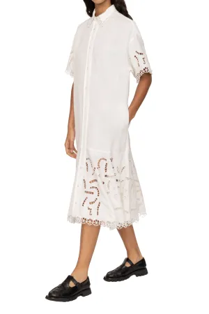Marja Embroidery Shirt Dress