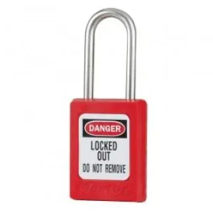 Master Lock S33RED Global Zenex Thermoplastic Snap Lock Safety Padlock