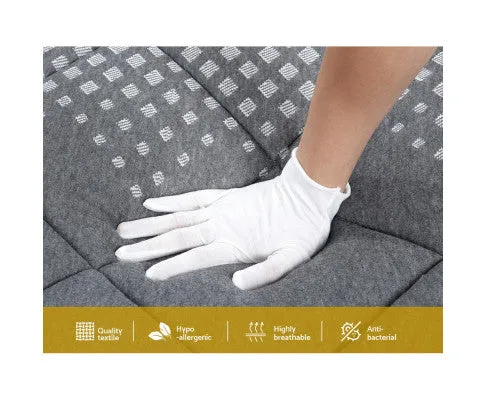 Mattress Pillow Top Bed Size Bonnell Spring Medium Firm Foam 18CM
