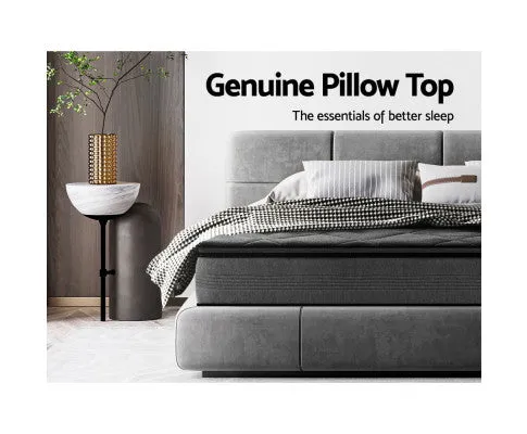Mattress Pillow Top Bed Size Bonnell Spring Medium Firm Foam 18CM