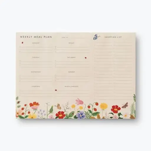 Meal Planner Notepad