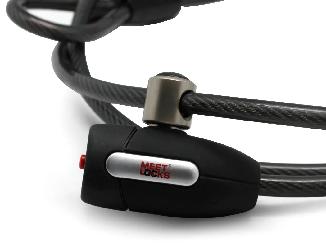 MEETLOCKS Bike Lock Flex Loop Cable  Dia.1cm*2.4m