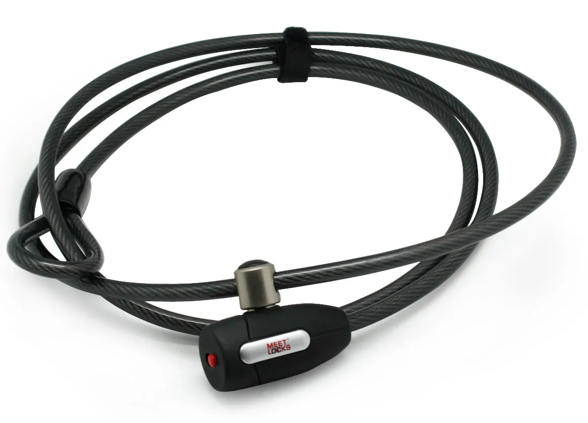 MEETLOCKS Bike Lock Flex Loop Cable  Dia.1cm*2.4m