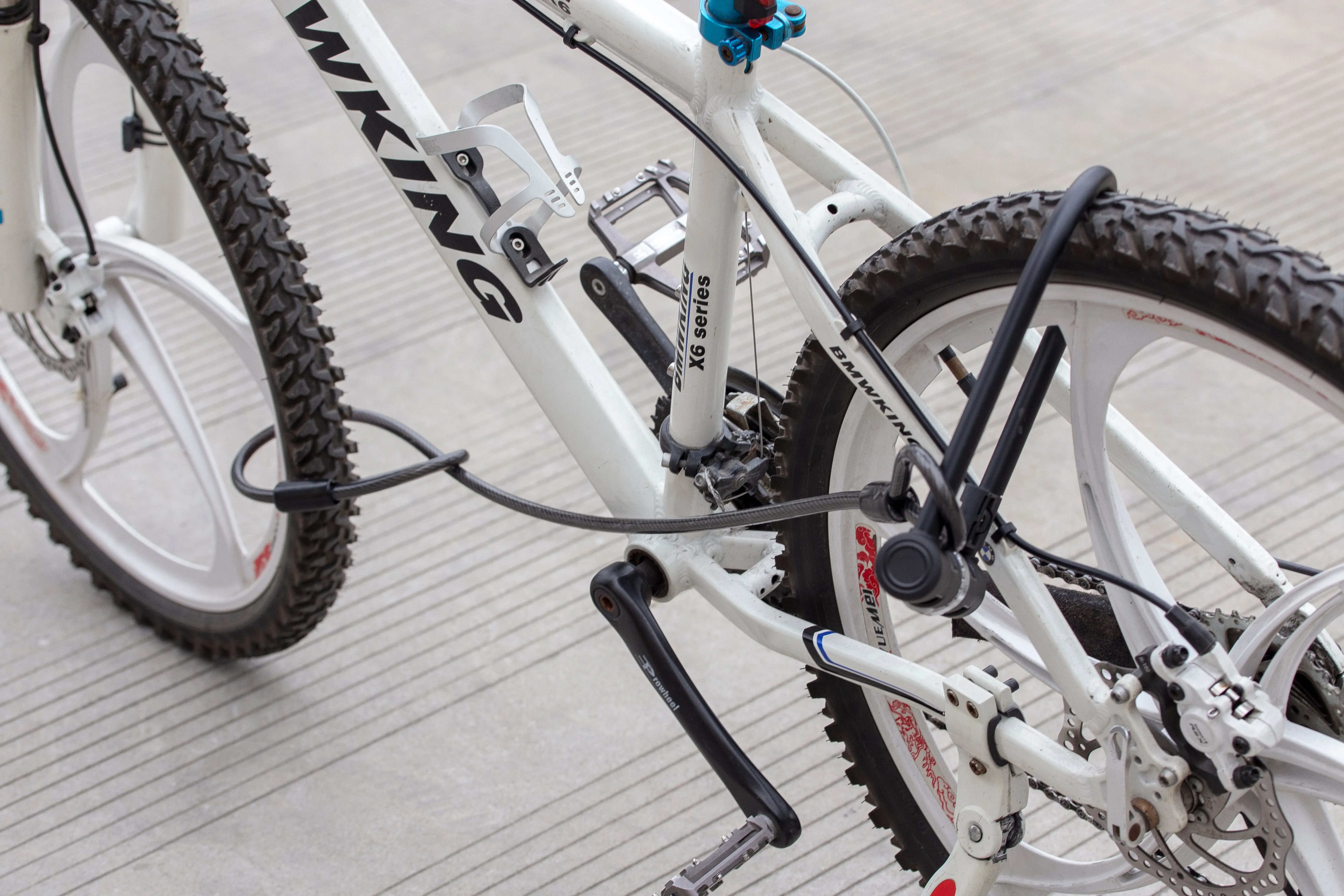 MEETLOCKS Bike U Lock  12mm with 1.2m Cable, Bracket ,3 Keys