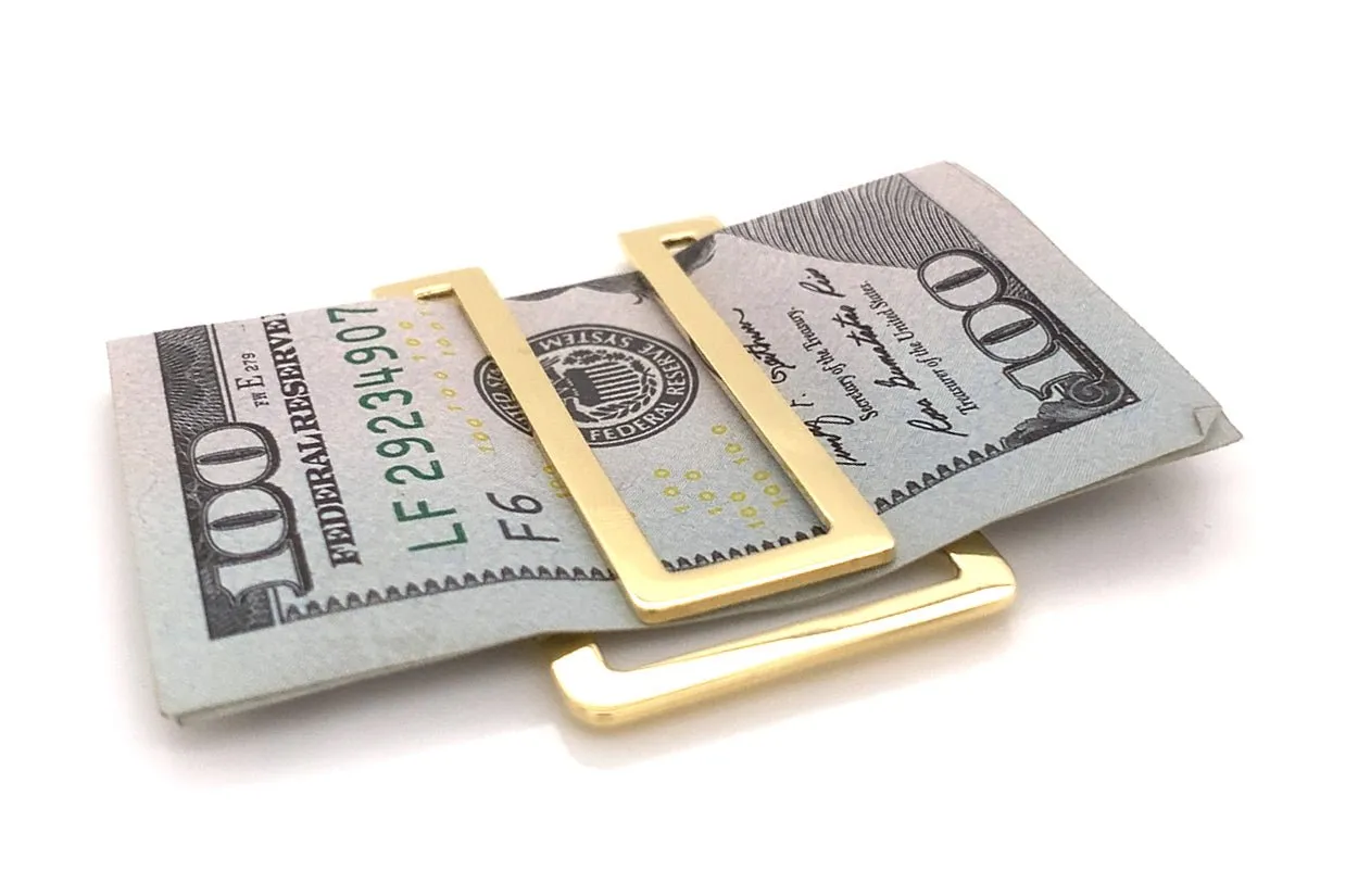 Men's 18kt Gold Money Clip