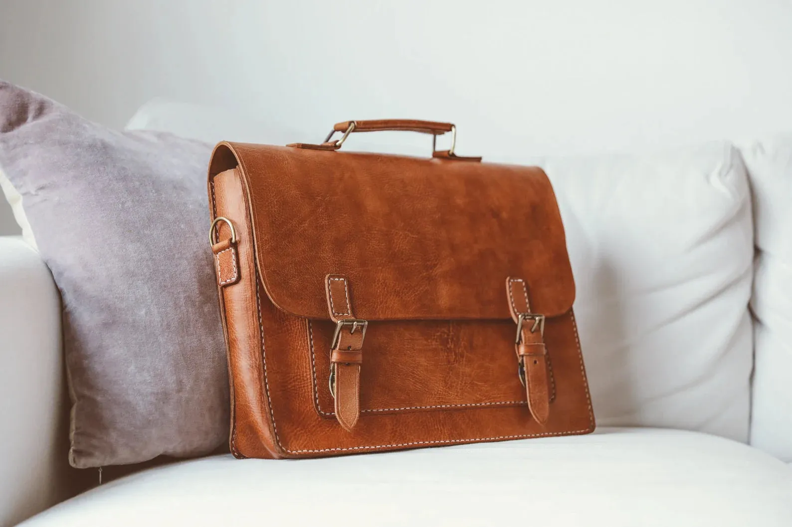 Messenger Bag, Leather Briefcase
