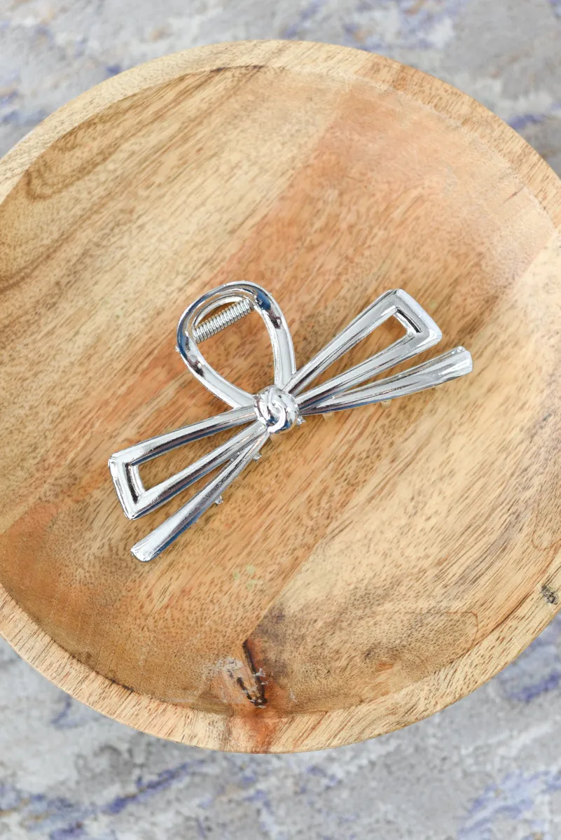 Metal Bow Hair Clip