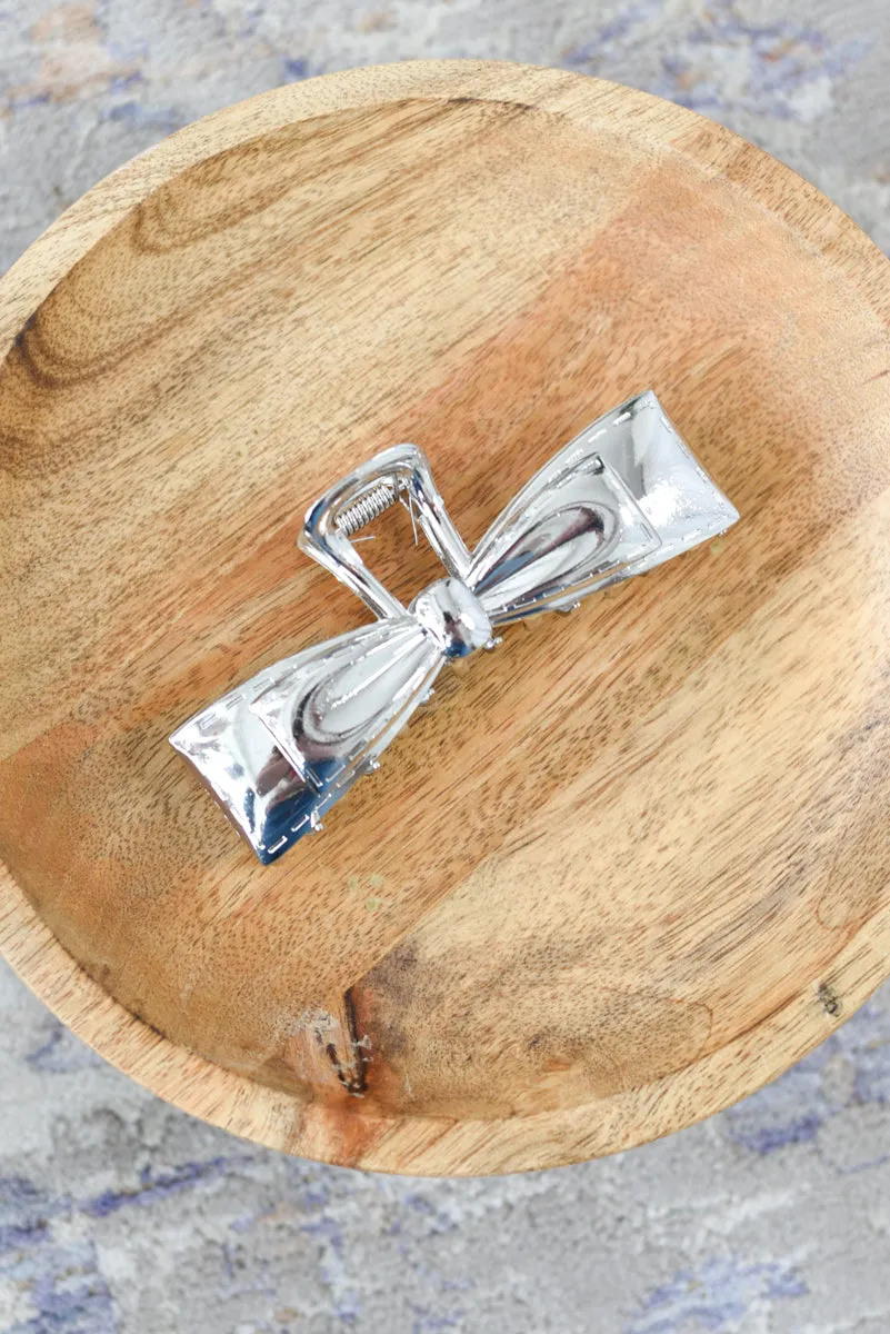 Metal Bow Hair Clip