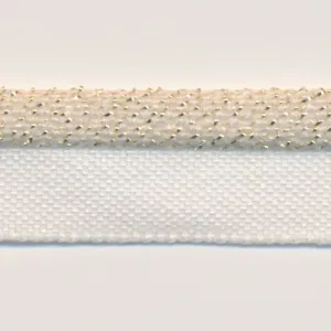 Metallic Stretch Piping (Gold) #00 Ecru