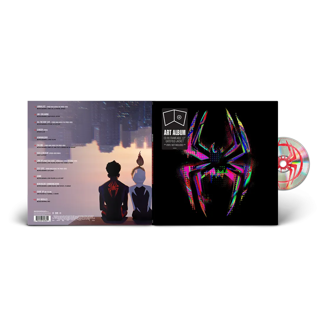 METRO BOOMIN PRESENTS SPIDER-MAN: ACROSS THE SPIDER-VERSE ART ALBUM CD