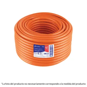 Metro de poliducto 1/2' rígido, rollo con 100 metros, Volteck 40245