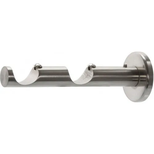 Metro Double Modern Bracket for 1-1/8" Rod