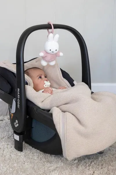 Miffy Hanging toy Fluffy - Pink by Little Dutch