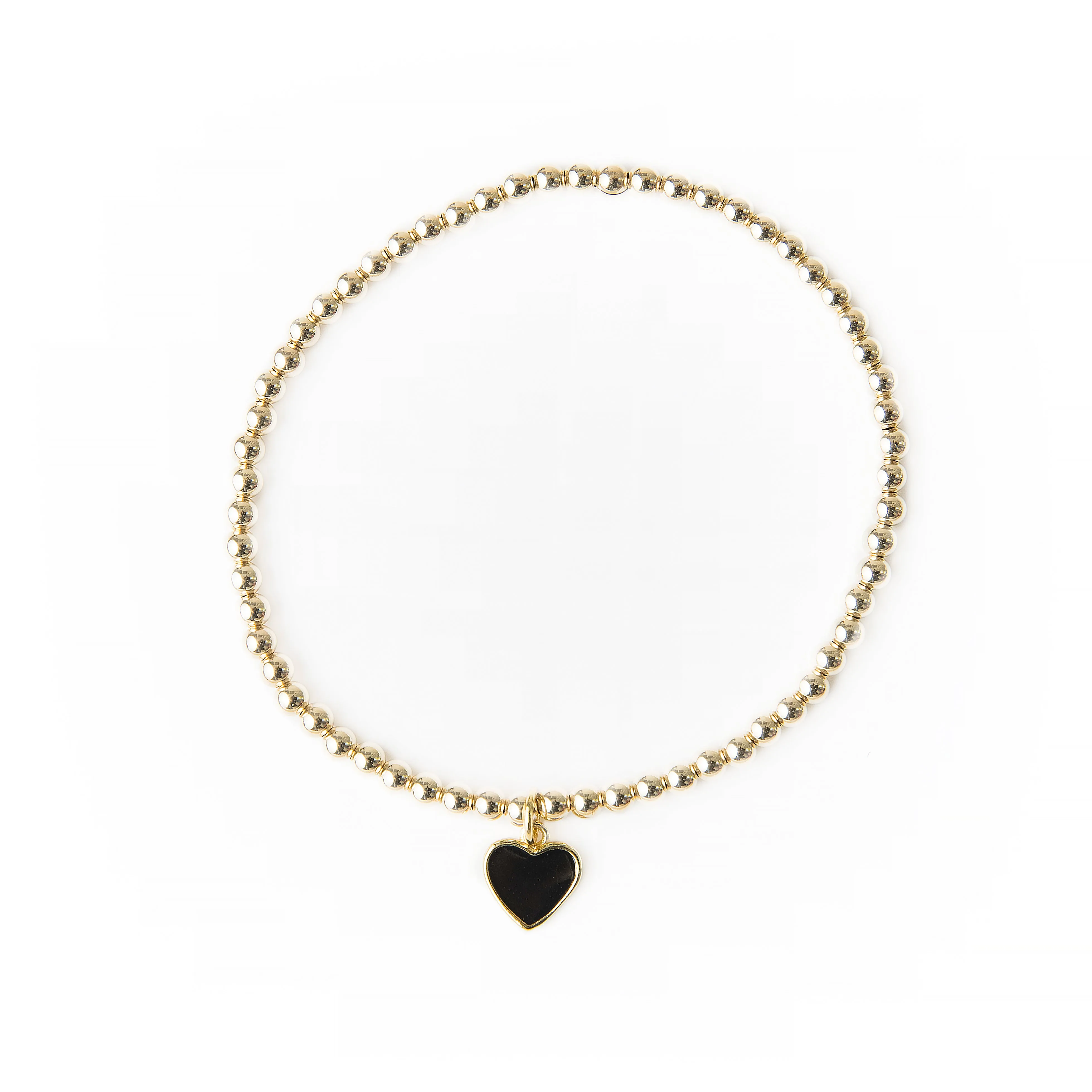 Mini Enamel Heart Bracelet