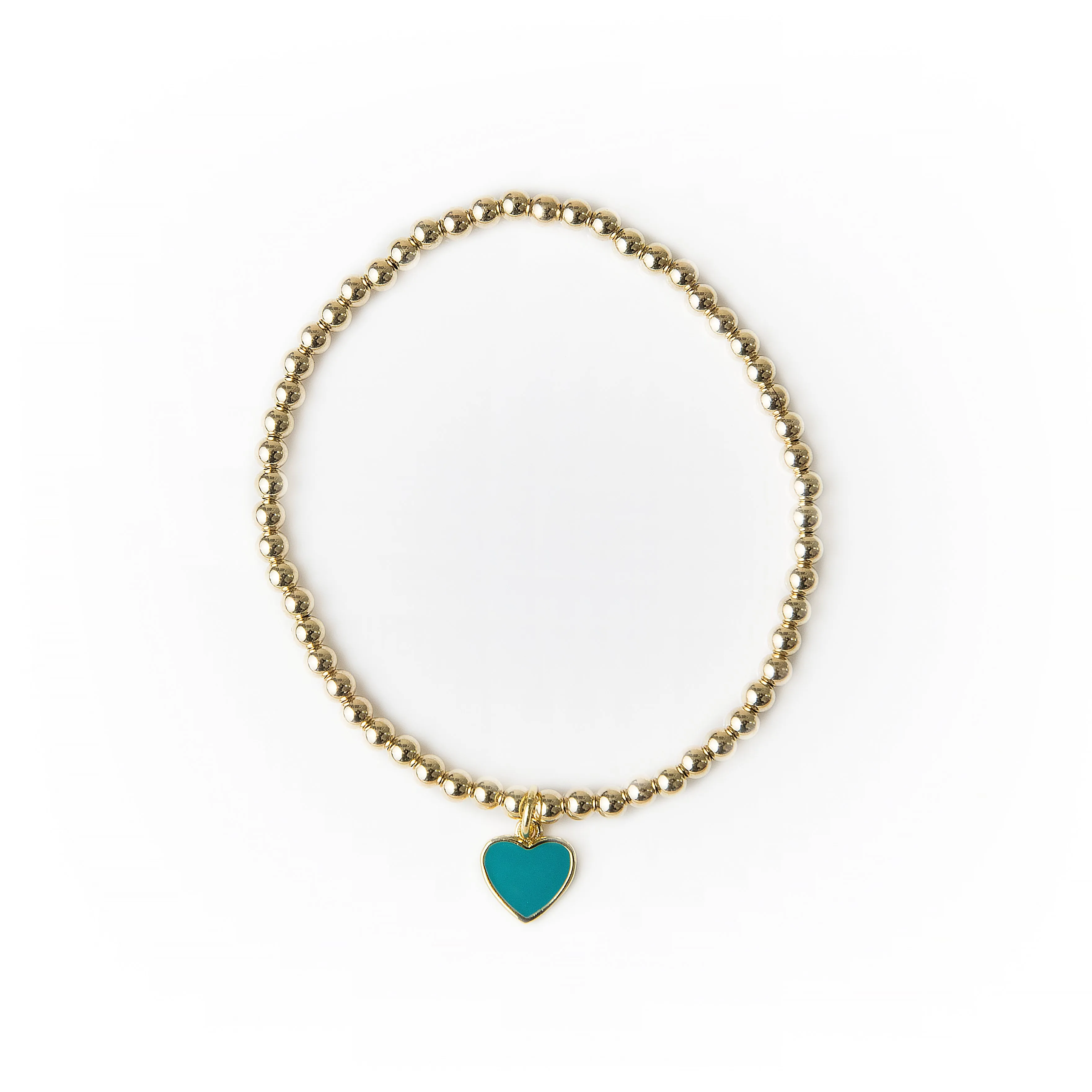 Mini Enamel Heart Bracelet