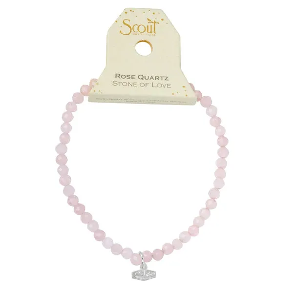 Mini Faceted Stone Stacking Bracelet - Multiple Options