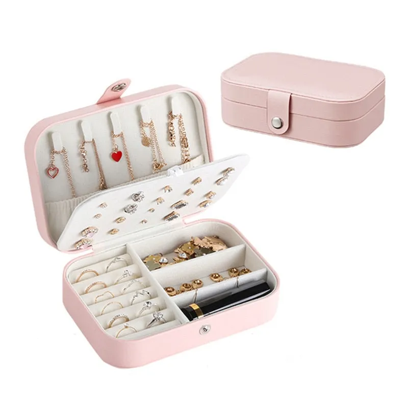 Mini Travel Jewelry Organizer Case