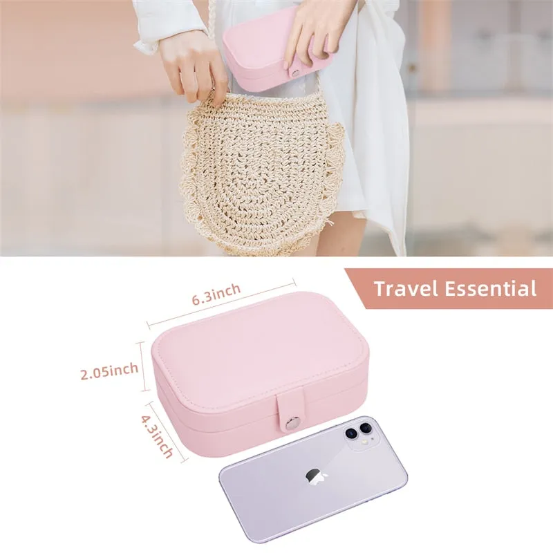 Mini Travel Jewelry Organizer Case