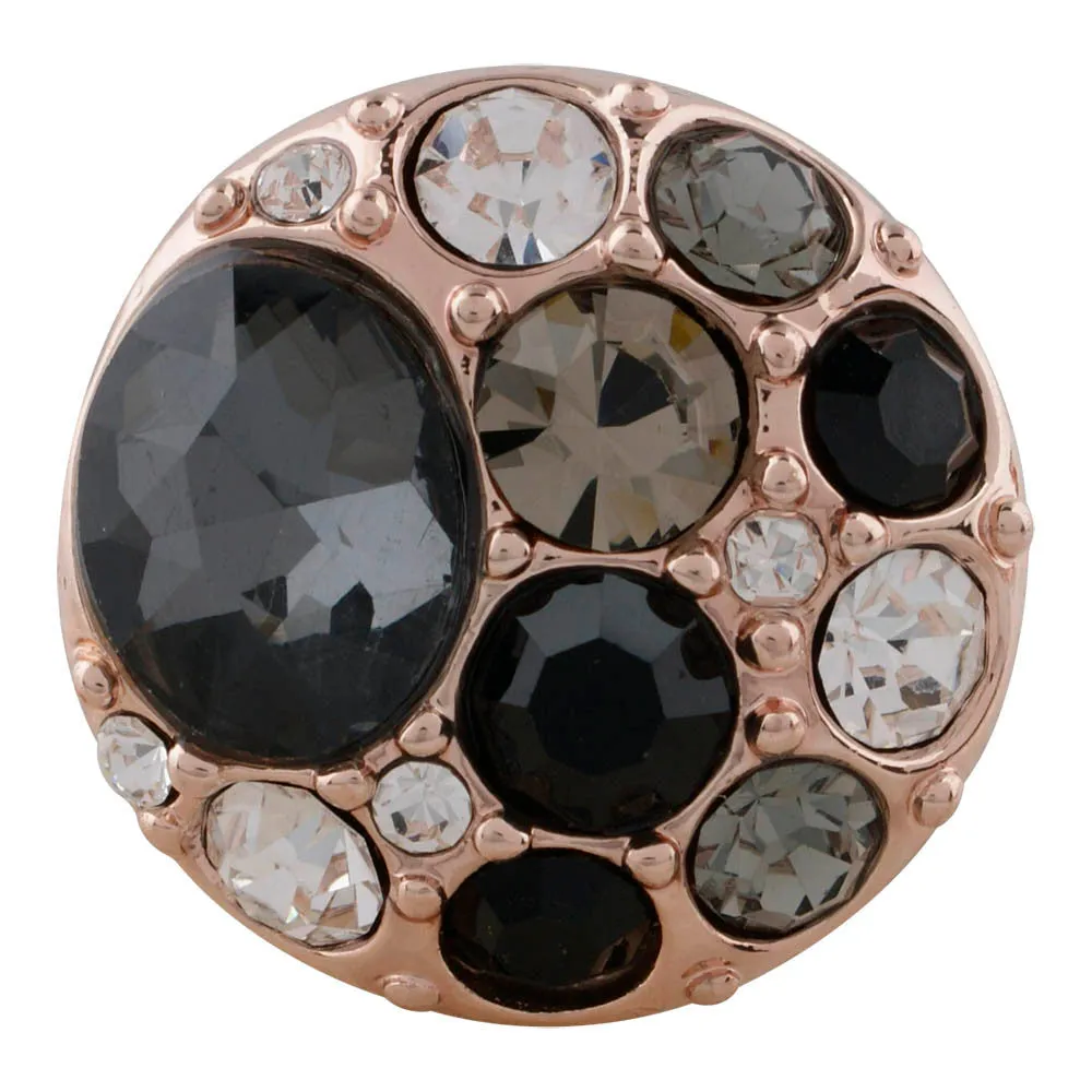 Mixed Rhinestone Pebble Jewelry Snap