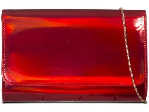 Monica Folded Hologram Clutch Bag