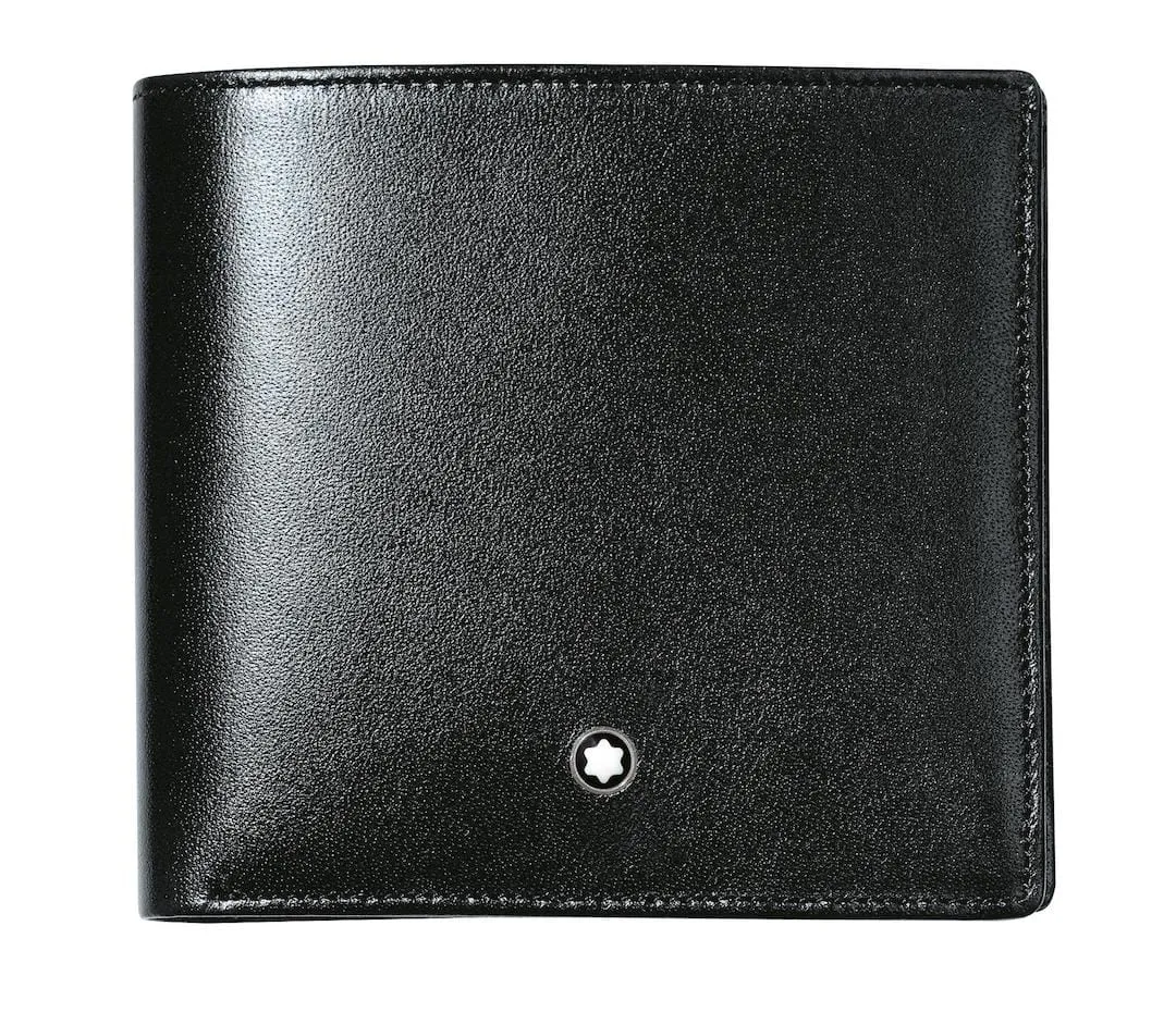 Montblanc Black Leather Meisterstuck 8cc Wallet