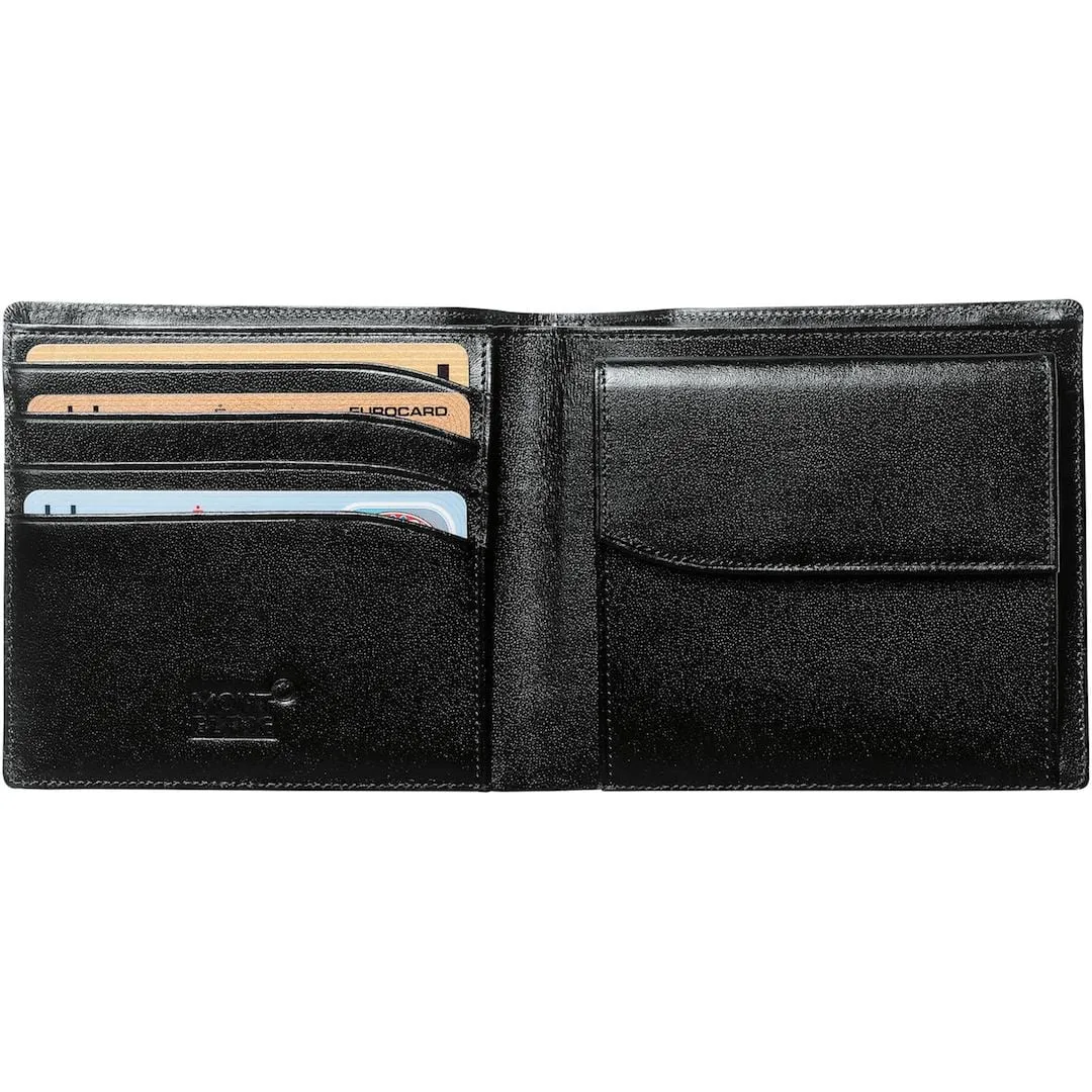Montblanc Black Leather Meisterstuck 8cc Wallet