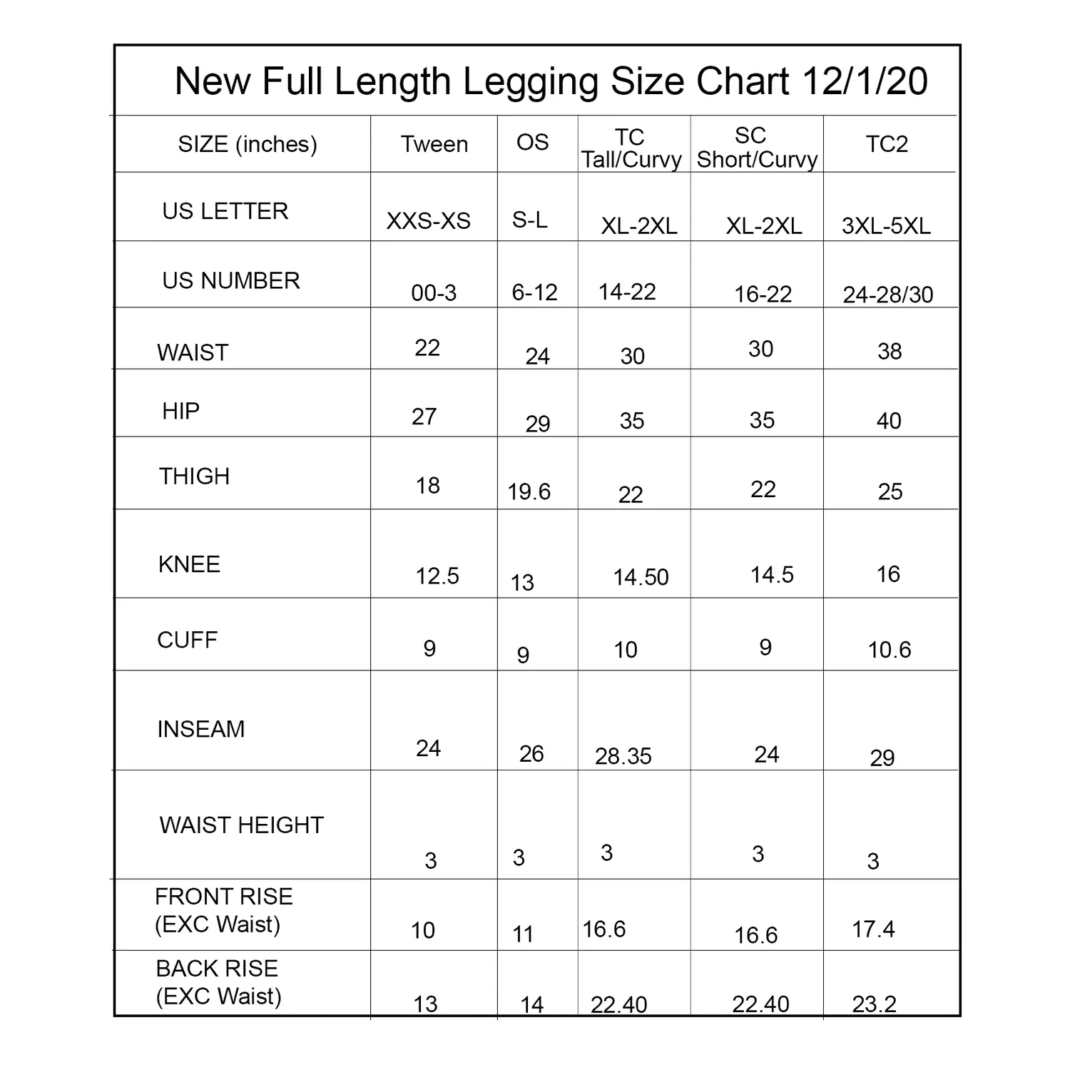 Moon Phases Full Length Leggings w/ Pockets