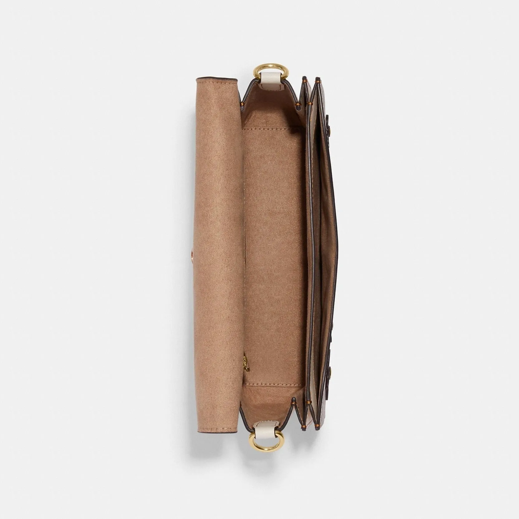 Morgan Shoulder Bag In Signature Canvas With Floral Applique