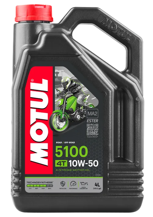 Motul 5100 4T 10W50 Semi Synthetic Oil 4L