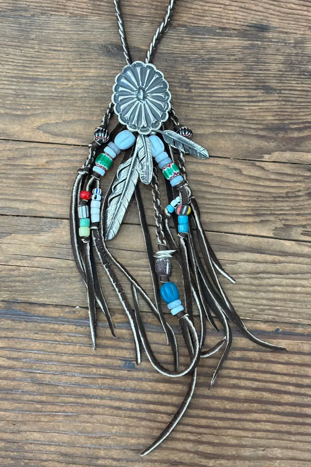 Mt. Hill "Brown Fringe" Necklace