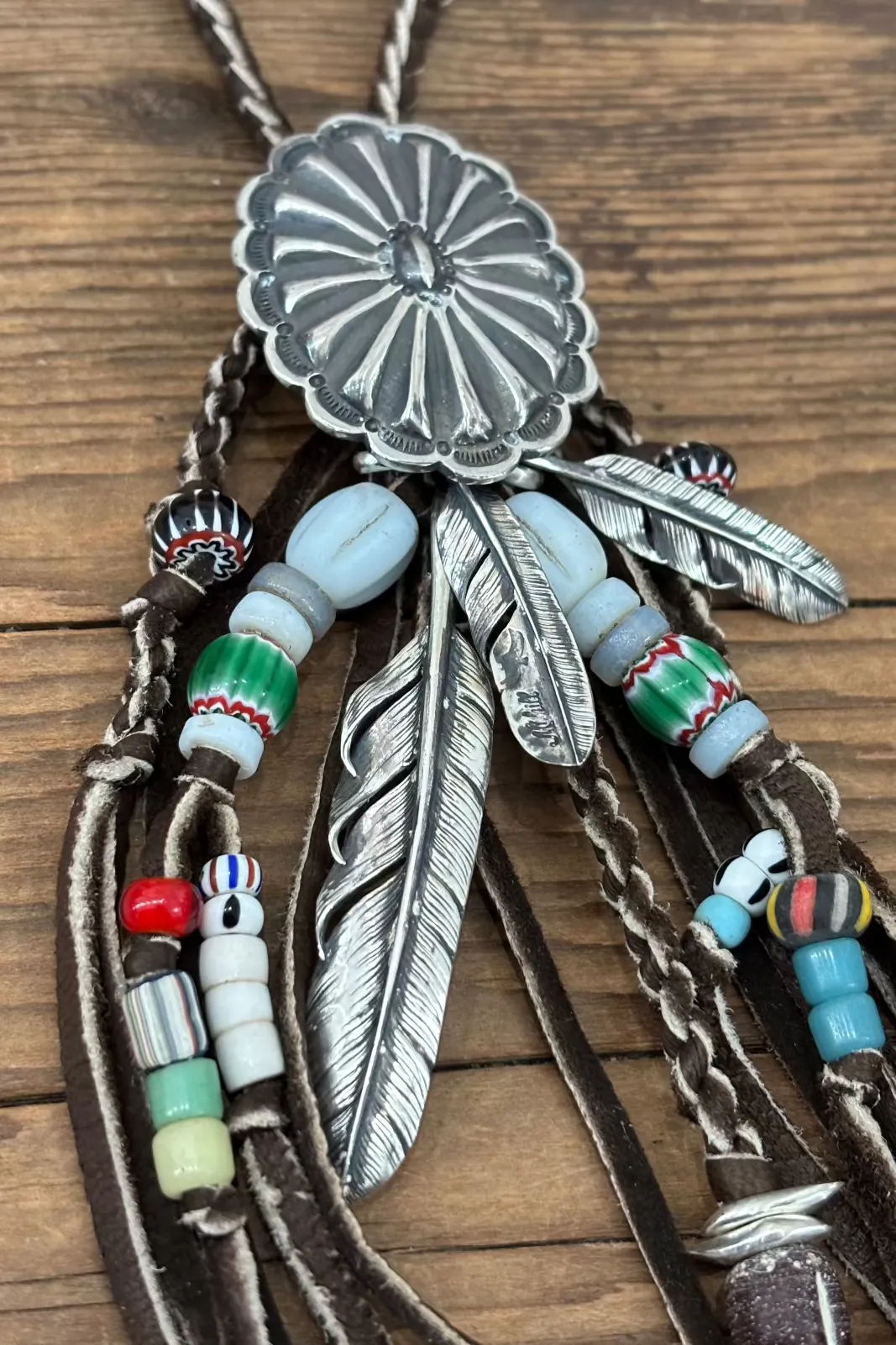 Mt. Hill "Brown Fringe" Necklace