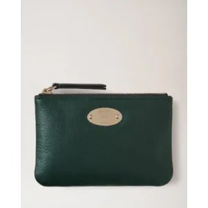 Mulberry Small Zip Coin Pouch in Green
