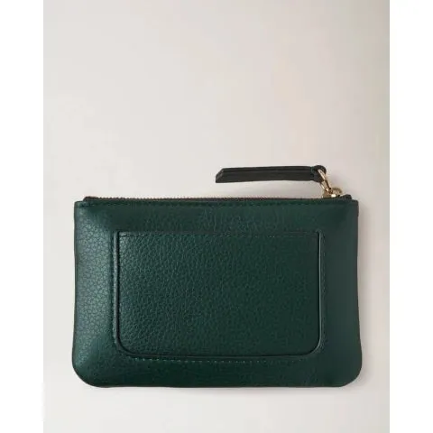Mulberry Small Zip Coin Pouch in Green