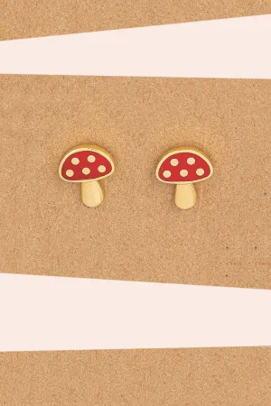 Mushroom Earrings