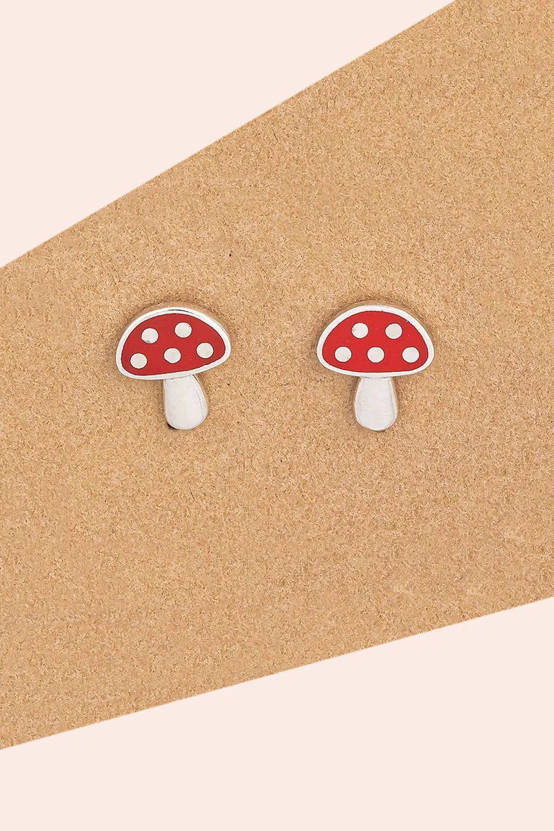 Mushroom Earrings