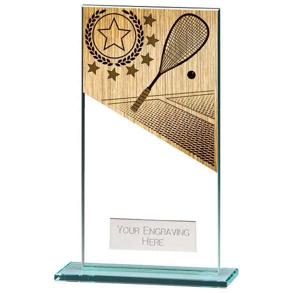 Mustang Squash Jade Glass Award