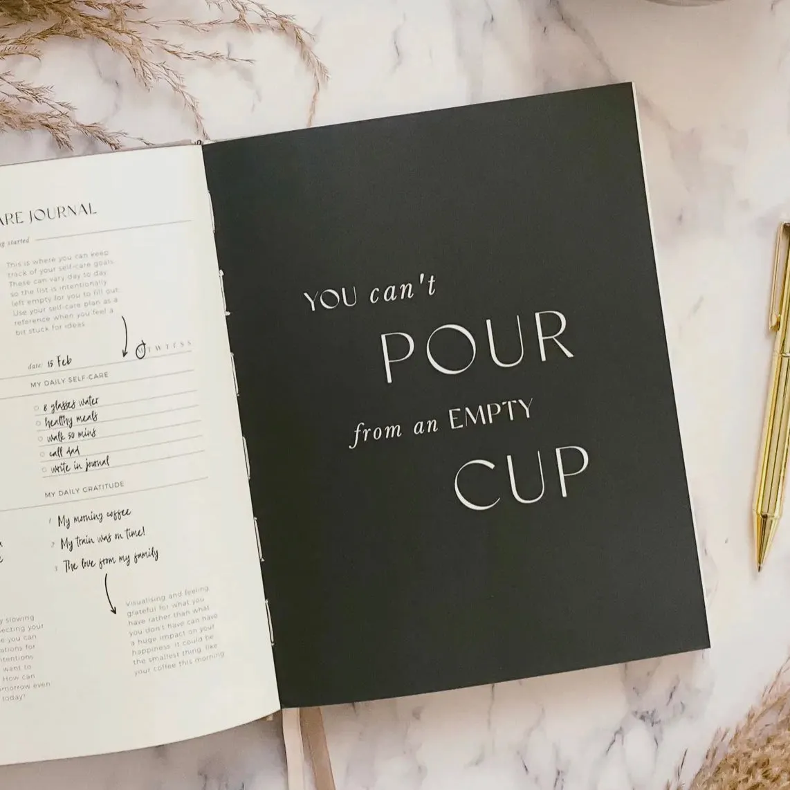 My Daily Self Care Journal - Pebble