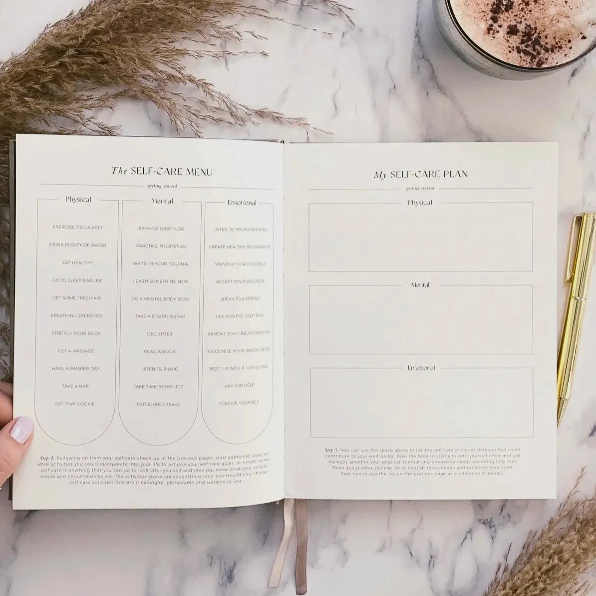 My Daily Self Care Journal - Pebble
