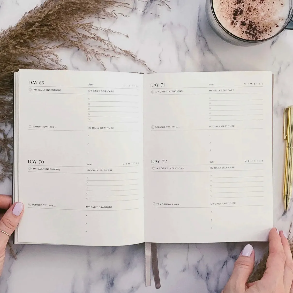 My Daily Self Care Journal - Pebble