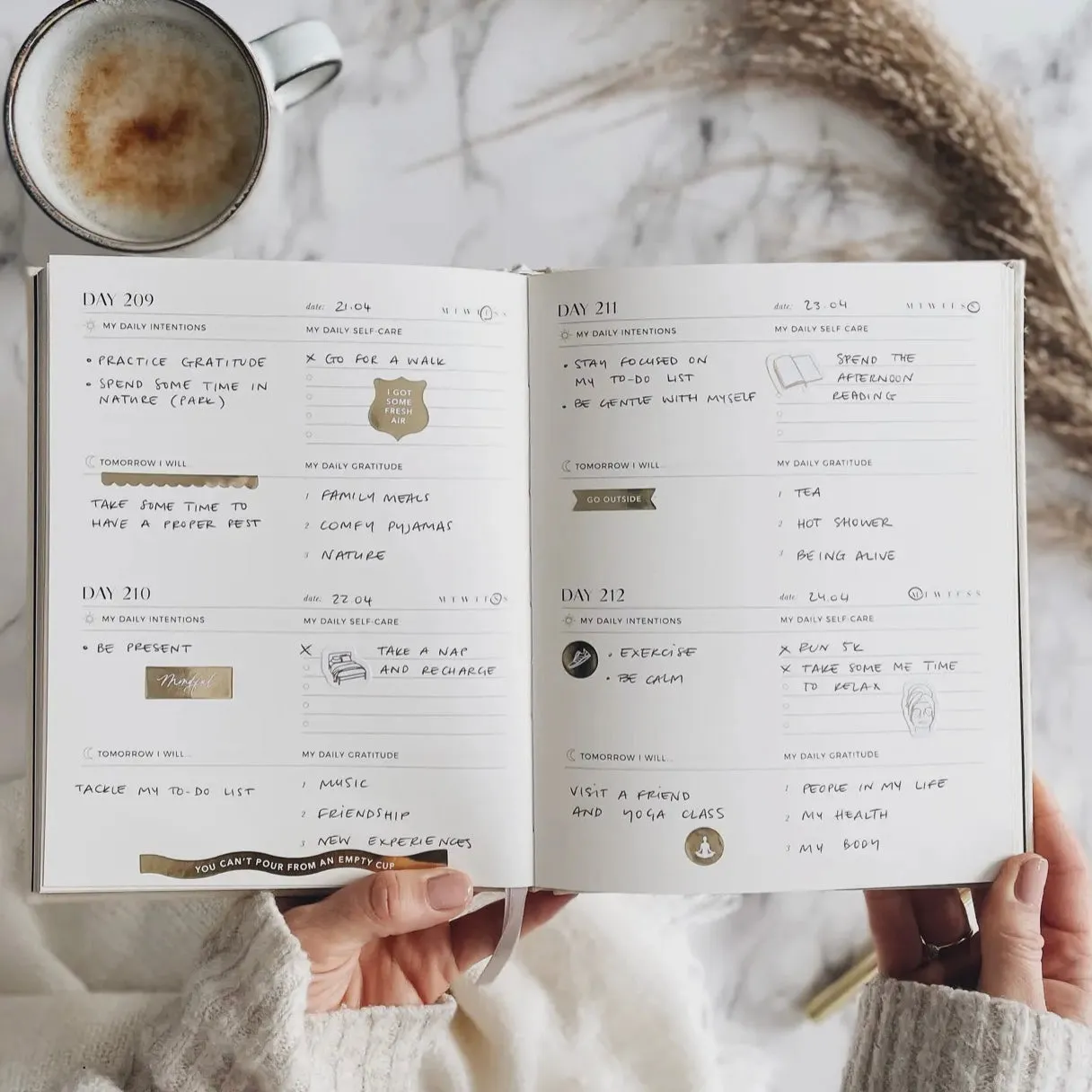 My Daily Self Care Journal - Pebble