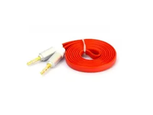 Naceb Na 488 Cable Audio Plano De 1 Metro, Rojo