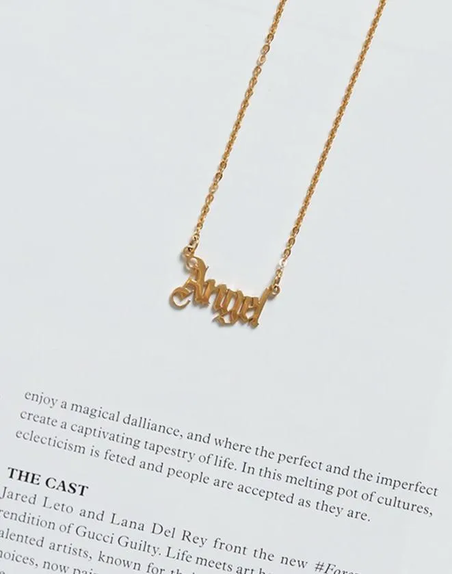 Necklace in “Angel” Gold
