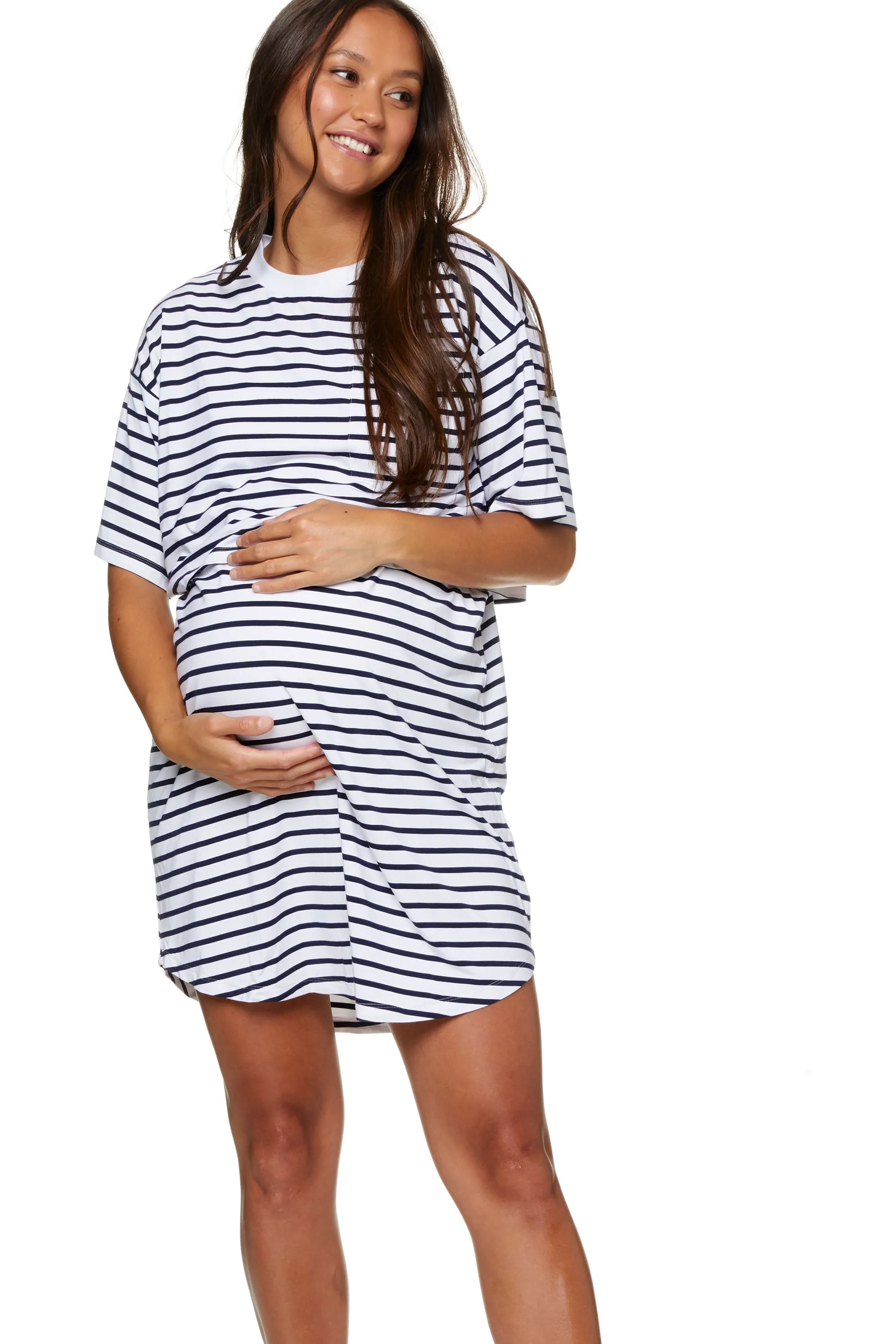 Night Life Nursing Tee Dress
