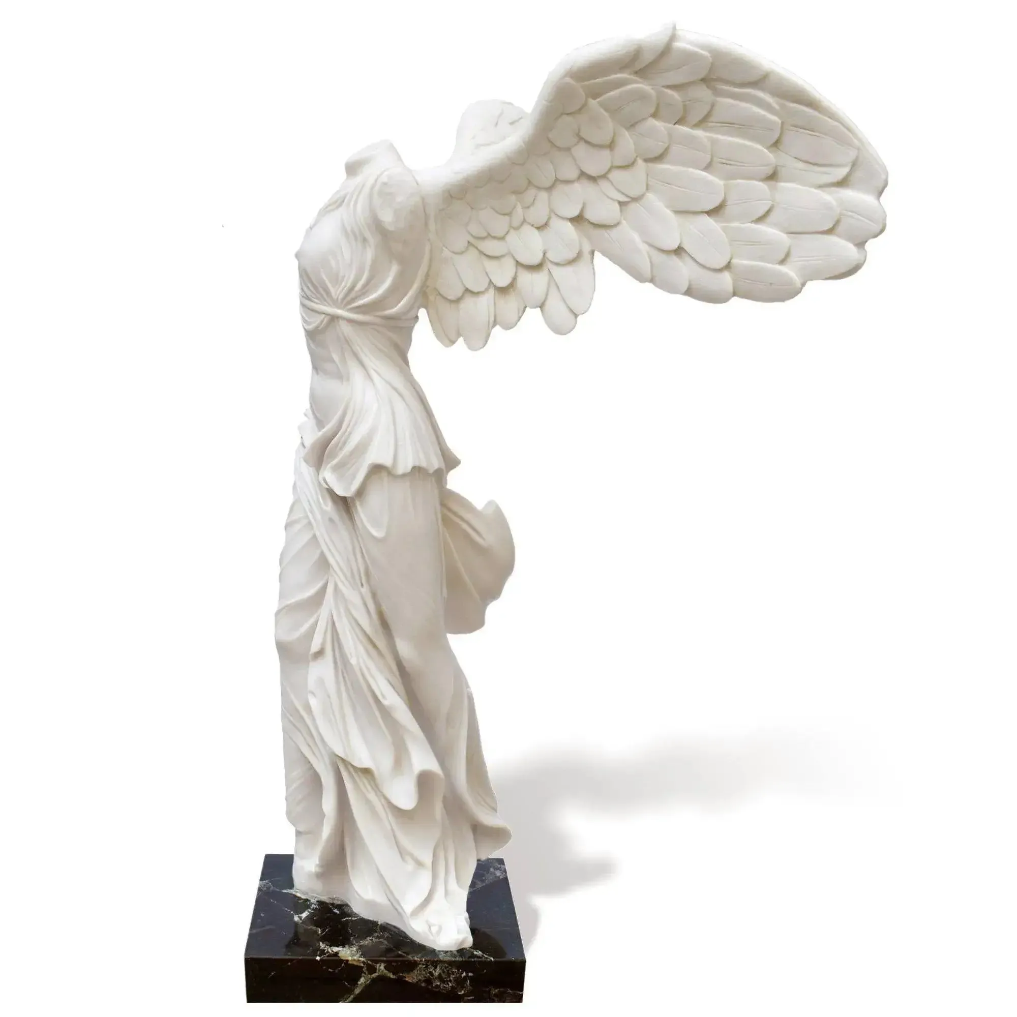Nike Di Samotracia - Statua in marmo 70 cm