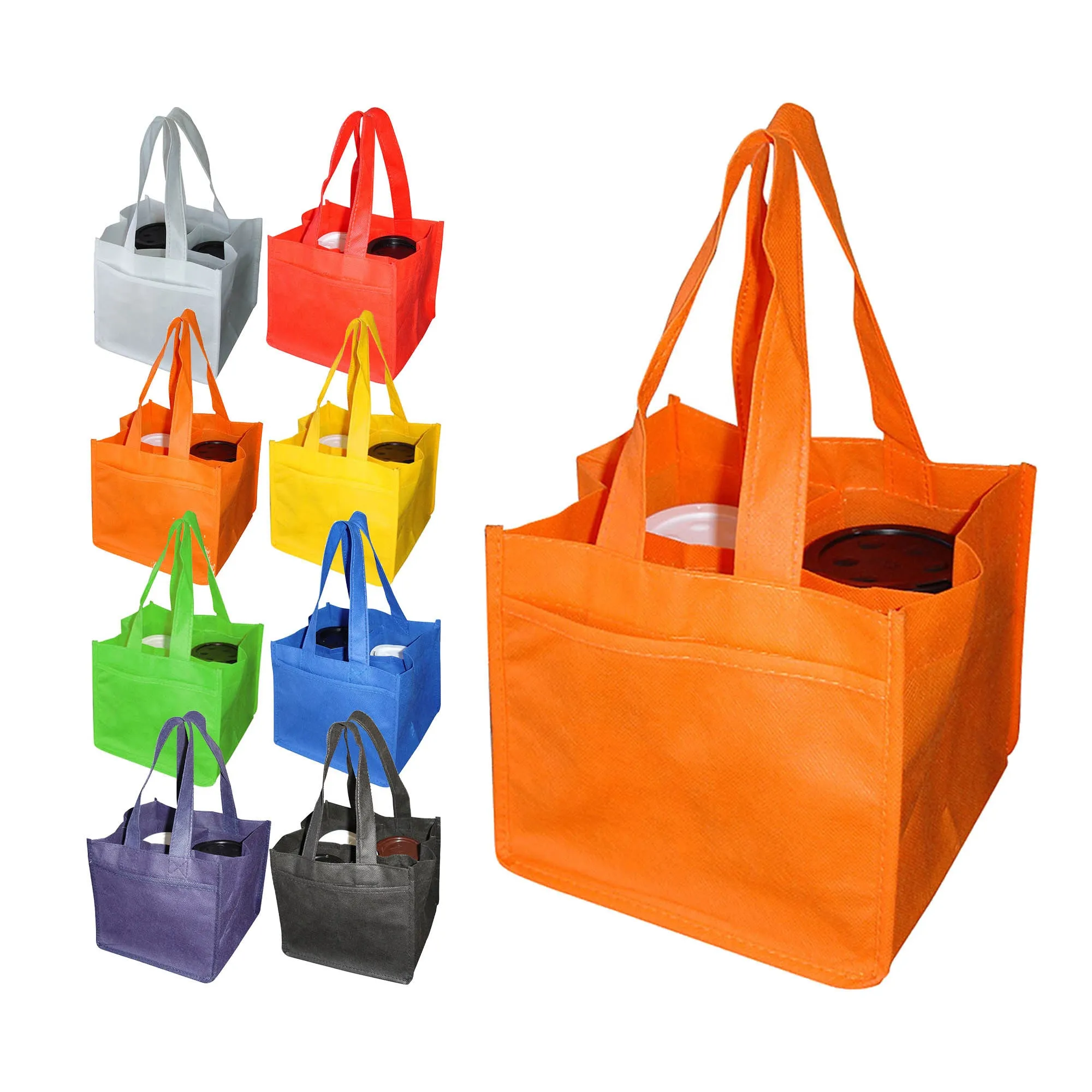 Non Woven 4 Coffee Cups Bag NWB014
