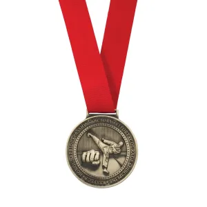 Olympia Medal Ribbon Stitched Red 400 X 25mm