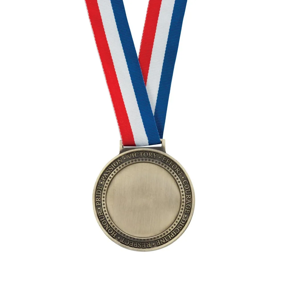 Olympia Medal Ribbon Stitched Red/White/Blue 400 X 25mm