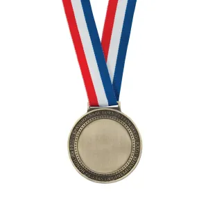 Olympia Medal Ribbon Stitched Red/White/Blue 400 X 25mm