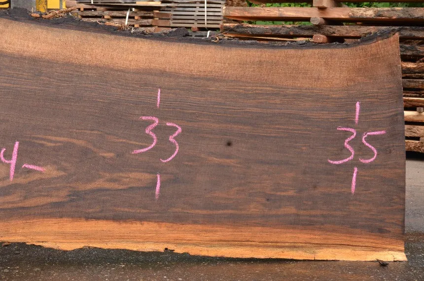 Oregon Black Walnut Slab 081522-02