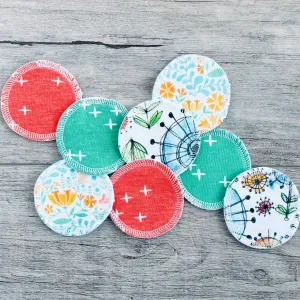 Organic Cotton Face Rounds - Set #26 - Multi Mix (Small)